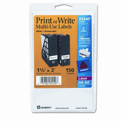 【中古】【未使用・未開封品】Avery 05440 3インチ 印刷または書き込みラベル|AJIMURA-SHOP
