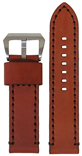 【中古】【未使用・未開封品】20?mm Panatime ChestnutブロンコGenuine Leather Watch Band withダークブラウンステッチ20?/ 20?120?/ 80 33,547円