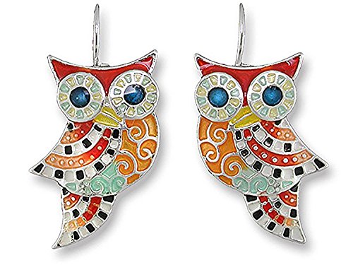【中古】【未使用・未開封品】ZarahフクロウRadianceエナメルダングルイヤリングby Julie Mammano