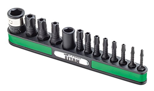 【中古】【未使用・未開封品】Titan Tools 16039 13-Piece TR Impact Star Bit Set