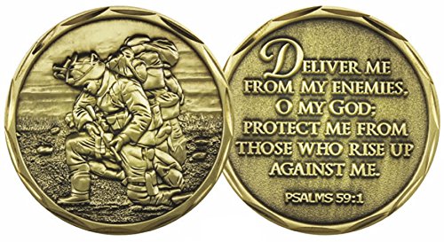 【中古】【未使用・未開封品】Praying Soldier Psalms 59?: 1?Challenge Coin 3101