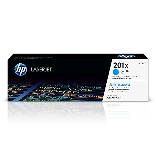 【中古】【未当て嵌める・未開封品】HP CF401X (201X) Toner cyan, 2.3K pages