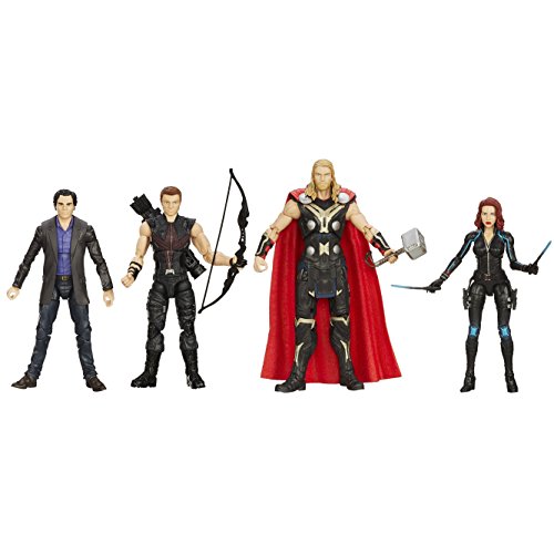 【中古】【未使用・未開封品】ハズブロ アベンジャーズ マーベルレジェンド 限定 6インチフィギュア エイジ オブ ウルトロン 4パック (ソー&ブラックウィドウ&ブルース バナー｜AJIMURA-SHOP