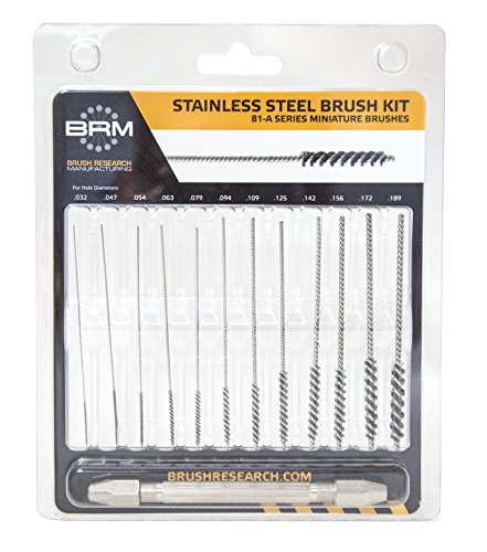 【中古】【未使用・未開封品】Brush Research 81AKIT Stainless Steel Inch Brush Kit (Includes .032, .047, .054,.079, .094, .109, .125, .142, .156, .172, .189 and a Pi|AJIMURA-SHOP