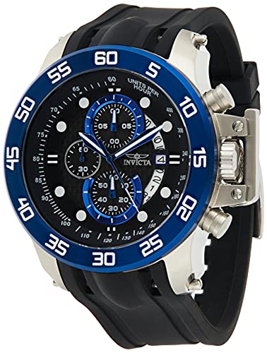 【中古】【未使用・未開封品】Invicta Men's 19252 I-Force Stainless Steel Watch With Black Synthetic Band