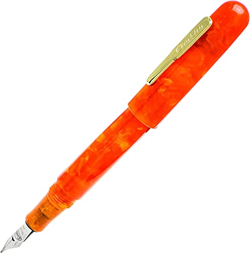 【中古】【未当て嵌める・未開封品】Conklin 筆 オールアメリカン書きもの先 サンバーストオレンジ (CK71413) パソコン・周辺機器-その他