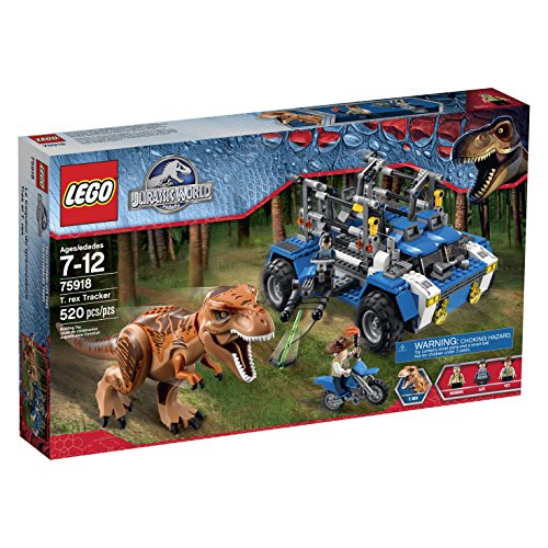 【中古】【未当てはめる・未開封品】LEGO Jurassic World T. Rex Tracker 75918 Building Kit