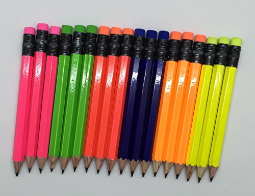 【中古】【未使用・未開封品】With Half鉛筆消しゴム???ゴルフ、教室、Pew、ショート、ミニ、スモール。教会、Non Toxic???Hexagon、Sharpened、# 2鉛筆、カラー???A