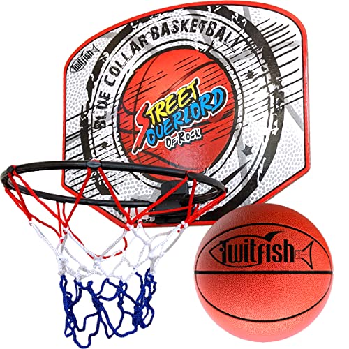 【中古】【未当て嵌める・未開封品】Twitfish ????Mini Basketball Set???ポータブルバスケットボールフープ- スポーツ・アウトドア-その他