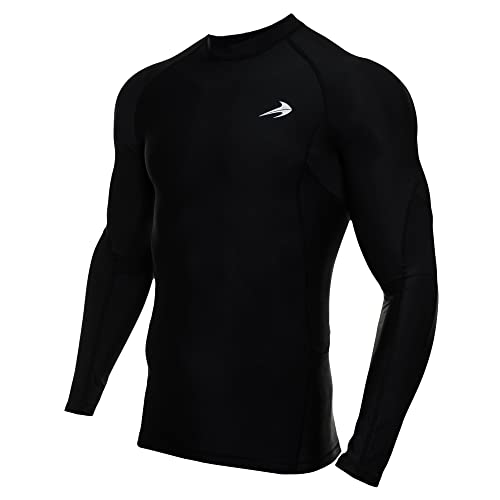 【中古】【未使用・未開封品】コンプレッションZメンズ長袖トップ???Base Layer Shirt???胴体の圧縮を実行、ウェイトリフティング、\u0026バスケットボール ブラック