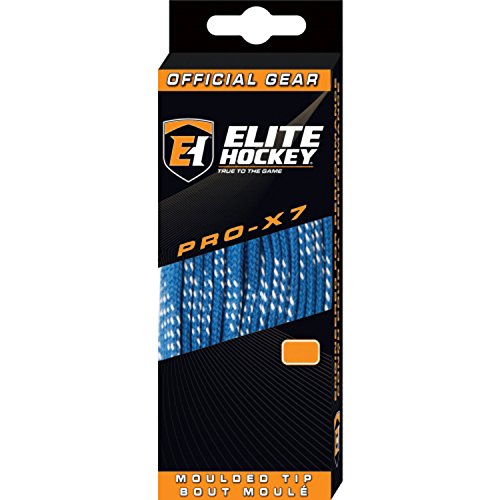 【中古】【未使用・未開封品】Elite Hockey PRO-X7 ワイドモールドチップ コットンホッケースケート靴紐 (カラー、サイズ選択) 108"｜AJIMURA-SHOP