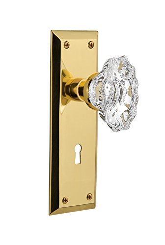 【中古】【未使用・未開封品】Nostalgic Warehouse新しいYorkプレートwith Keyhole Chateauノブ Mortise 714038 1｜AJIMURA-SHOP