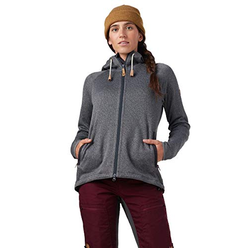 【中古】【未使用・未開封品】フェールラーベン Fjallraven Ovik Fleece Hoodie ? Women 's サイズS ダークグレイ　89515-030