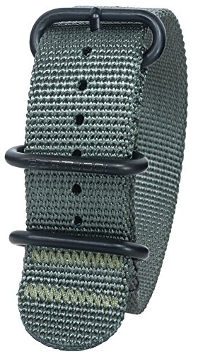 【中古】【未使用・未開封品】Bertucci DX3 B-125B ディフェンダー ドラブ ブラック イオン22mm ナイロン腕時計バンド