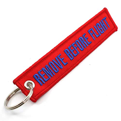 【中古】【未使用・未開封品】Remove Before Flightキーホルダー???レッド/ブルー???ロータリー13b1