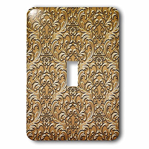 【中古】【未使用・未開封品】3drose LSP _ 210782?_ 1?Burnished Gold Large Flourishメタル効果パターン単一切り替えスイッチ|AJIMURA-SHOP