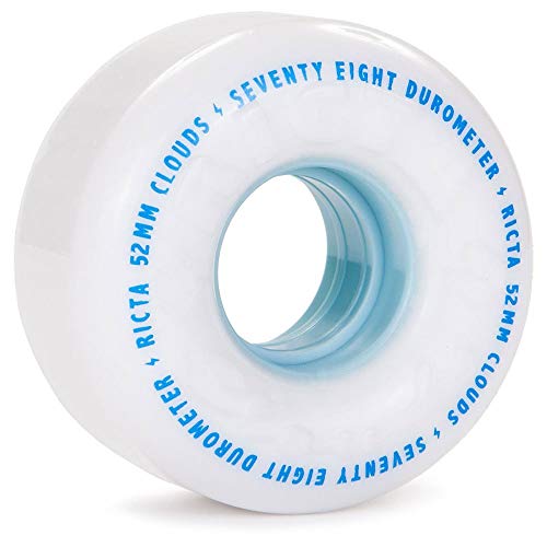 【中古】【未使用・未開封品】Ricta Clouds 60 mm 78A Wheels, White/Blue by Ricta|AJIMURA-SHOP