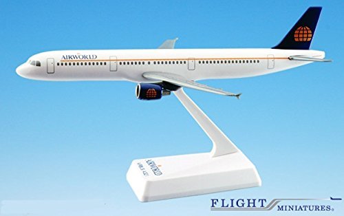 【中古】【未使用・未開封品】Airworld Airbus A321-200 Aeroplane Miniature Model Snap Fit Kit 1:200 Part AAB-32100H-006 by Flight Miniatures