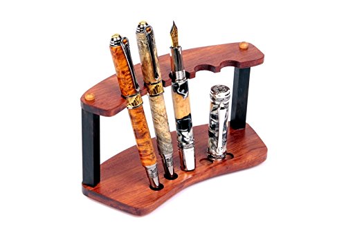 【中古】【未使用・未開封品】ラウンド5ペンBubinga andエボニーUprightペンスタンド｜AJIMURA-SHOP