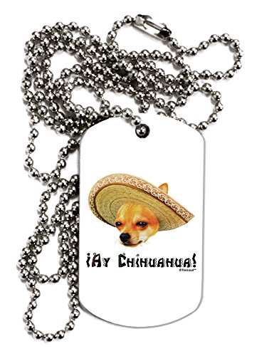【中古】【未使用・未開封品】TooLoudチワワ犬with Sombrero???Ayチワワ大人用犬タグチェーンネックレス