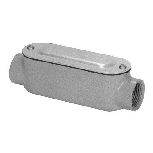【中古】【未使用・未開封品】Morris 14131 Rigid Conduit Body, Aluminum, Type C, Threaded with Cover and Gasket, 3/4 Thread Size by Morris