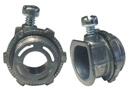 【中古】【未使用・未開封品】Morris Products 15052 BX/Flex Set Screw Box Connector, Zinc Die Cast, 3/8 Trade Size by Morris