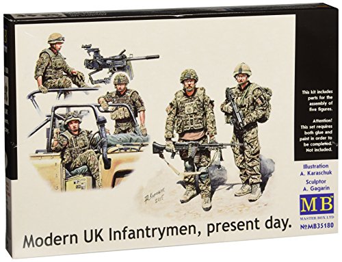 【中古】【未使用・未開封品】Masterbox 1:35 - Modern UK Infantrymen, present day