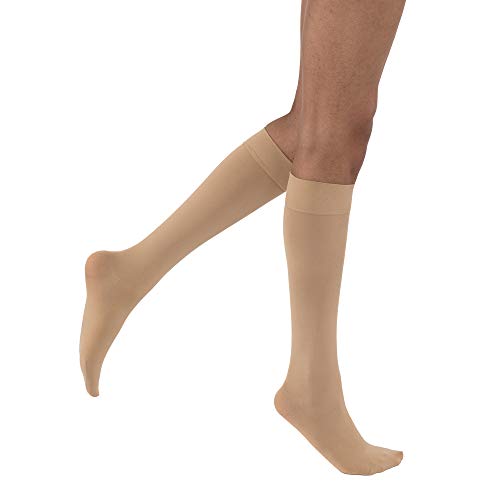 【中古】【未使用・未開封品】Jobst 115605 Opaque Knee Highs 15-20 mmHg - Size & Color- Natural MEDIUM PETITE