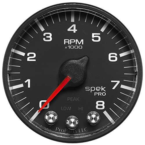 【中古】【未使用・未開封品】ProParts P334328 Spek-Pro 2-1 / 16"電動インダッシュタコメーター（0-8,000 RPM、52.4 mm）｜AJIMURA-SHOP