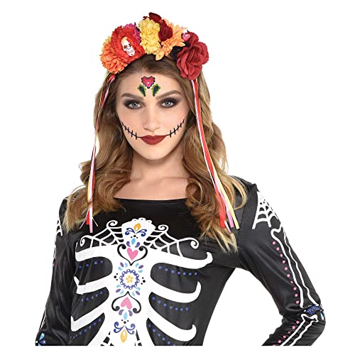 【中古】【未使用・未開封品】amscan Day of The Dead フローラルヘッドバンド ワンサイズ マルチカラー｜AJIMURA-SHOP