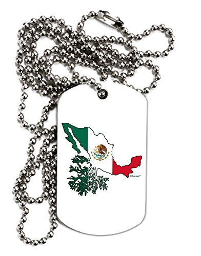 【中古】【未使用・未開封品】TooLoud Mexican Roots???メキシコアウトラインメキシコ国旗大人用犬タグチェーンネックレス