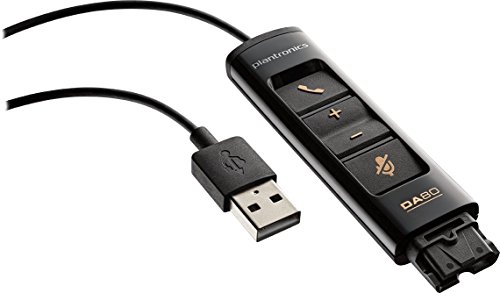【中古】【未当て嵌める・未開封品】プラントロニクス USBオーディオ中央処理装置 DA80 黒いこと 201852-01