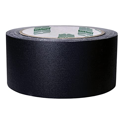 【中古】【未使用・未開封品】2 Black Colored Premium-Cloth Book Binding Repair Tape | 15 Yard Roll (BookGuard Brand) by Bookguard