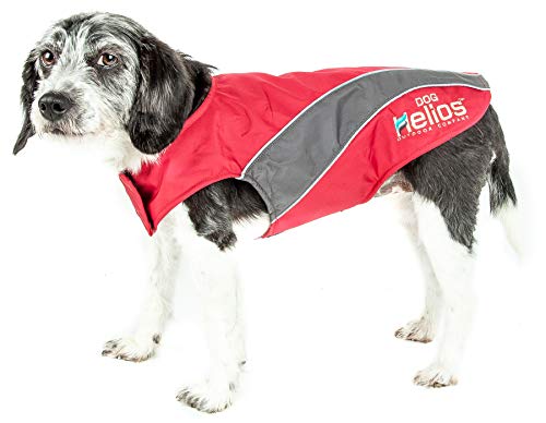 【中古】【未使用・未開封品】Helios Octane Softshell Neoprene Satin Reflective Dog Jacket w/ Blackshark technology