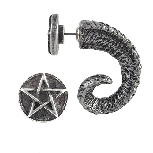 【中古】【未使用・未開封品】MagicのRamホーンフェイク耳ストレッチャーイヤリングby Alchemy Gothic