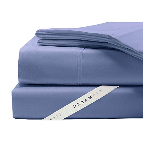 【中古】【未使用・未開封品】DreamFit バンブーリッチ快適シーツ レベル5の高品質 バンブー（2015年ライン） Twin XL ブルー FFBB004-40-2TL5