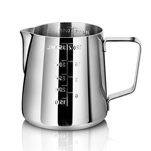 【中古】【未使用・未開封品】New Star Foodservice 28805 Commercial Grade Stainless Steel 18/8 Frothing Pitcher, 12-Ounce by New Star Foodservice [並行輸入品]
