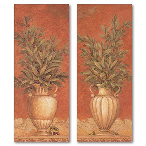 【中古】【未使用・未開封品】Tuscan Reverie I Lovely、ヴィンテージオリーブPlantパネル; 2つ8?x 20ポスター印刷|AJIMURA-SHOP