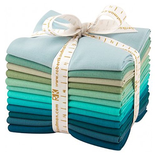 【中古】【未使用・未開封品】Robert Kaufman FQ-923-12 12 Piece Fat Quarter Bundle Kona Cotton Dusk to Dawn Fabric by Robert Kaufman