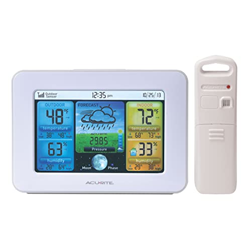 【中古】【未使用・未開封品】AcuRite 02041M Color Weather Station with Forecast, Temperature, Humidity by AcuRite