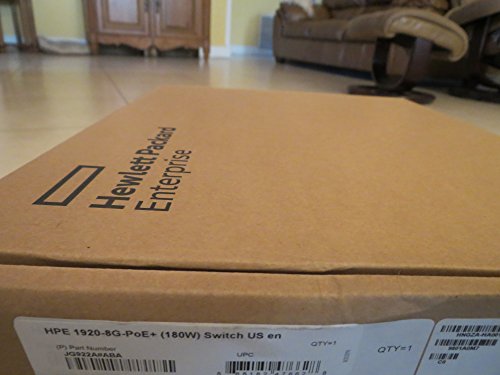 【中古】【未当て嵌める・未開封品】HP Procurve 1920-8G-PoE+ 8-Port PoE+ Network Switch JG922A P/N: JG922A#ABA