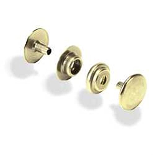 【中古】【未使用・未開封品】Line 20 Snaps Brass Plated 10/pk Item #1261-01 by Tandy Leather