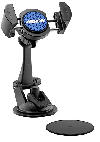【中古】【未使用・未開封品】Arkon RoadVise 車用ダッシュマウントホルダー iPhone XS Max XS XR X Galaxy S10 S9 Note 9 8用 小売用 ブラック｜AJIMURA-SHOP