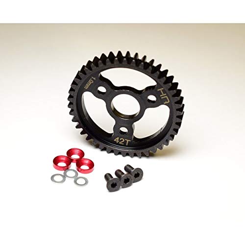 【中古】【未使用・未開封品】Hot Racing SRVO442 Steel Spur Gear (42T 1.0 Mod)(Red) - Traxxas