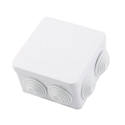 【中古】【未当て嵌める・未開封品】Saim ABS 雨合羽 IP55 四辺形 ジャンクションボックス 飾り気の無い 押し蓋 85?x 85?x 50?粍