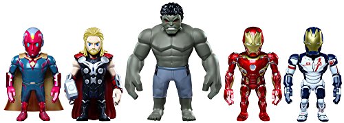 【中古】【未使用・未開封品】アーティストMIXアベンジャーズ/エイジ・オブ・ウルトロン TOUMAｘハルク(暴走版)DXセット 高さ約13センチ プラスチック製 塗装済み首振りフィギ