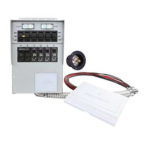 【中古】【未使用・未開封品】306A Pro/Tran2 30-Amp 6-Circuit 2 Manual Transfer Switch with Optional Power Inlet