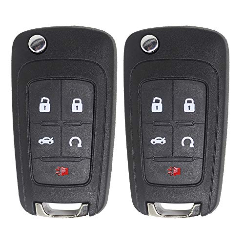 【中古】【未当てはめる・未開封品】Keyless2Go キーレスリモート取り替えっこ用5ボタンフリップカーキーフォブ FCC OHT01060512を当てはめるする鉄道車両用 (2風呂敷き包み)