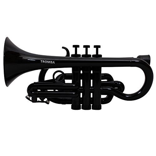 【中古】【未使用・未開封品】Tromba プロフェッショナルプラスチックのBbコルネット (黒)