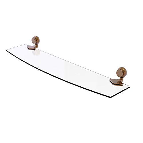 【中古】【未当て嵌める・未開封品】Venus Collection 24 Inch Glass Shelf with Twist Accents - 433T/24-BBR